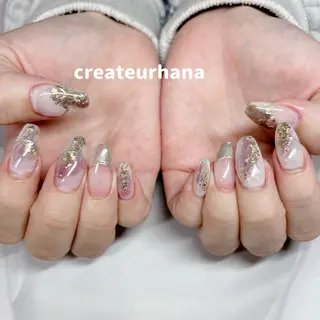 ネイル クレアトゥール華所属・クレアトゥール華 西村のネイルデザイン