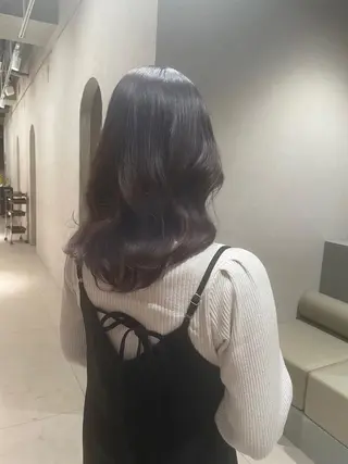 ミディアム カラー ミディアムヘア Chifumiのヘアスタイル