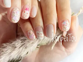 ネイル おうちのネイルサロン　konpeiTou〜こんぺいとう〜所属・おうちのネイルサロン KonpeiTouのネイルデザイン