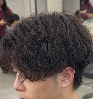 ショート パーマ指名率No1 メンズ特化ケイトのヘアスタイル