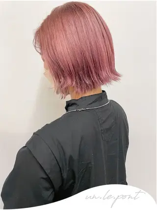 ミディアム un.le.pont ルカ  🎨のヘアスタイル