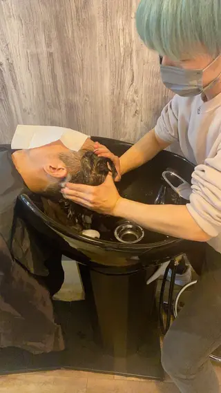 ロング メンズ 🔴CURIO キュリオ/南船場🔴のヘアスタイル