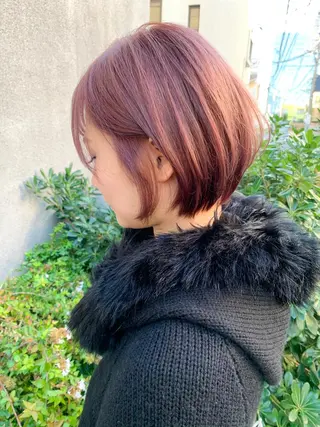 ショート カラー 大人かわいい💍🤍 ボブ/ショートボブのヘアスタイル