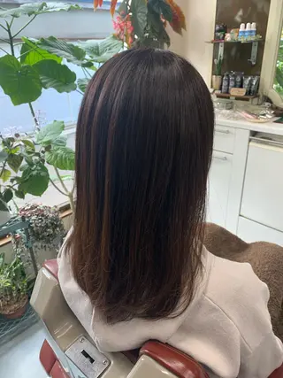 ロング カラー ストウ ナナエのヘアスタイル