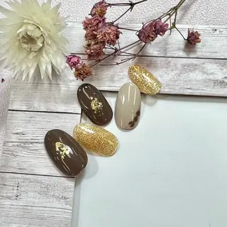 ネイル ⭐︎休業中の練習⭐︎ JNA認定講師髙橋のネイルデザイン