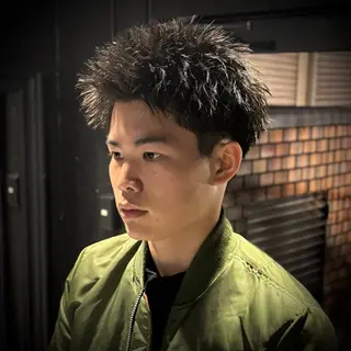 ショート スパイキーショート アメ村【戸兵吏駒】のヘアスタイル