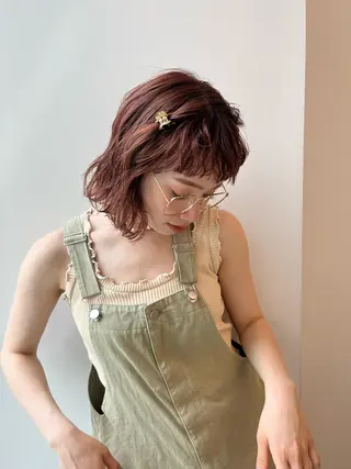 ミディアム ヘアアレンジ December/ jingumae所属・【カットモデル募集】 yuzuのヘアスタイル