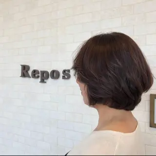 ショート カラー パーマ ヘアアレンジ 【ショートスタイル】 志波李空のヘアスタイル