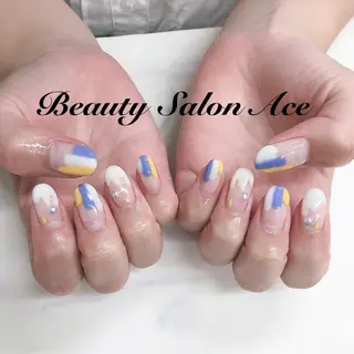 ネイル Beauty Salon Ace(ネイルサロン エース)所属・池袋フィルイン Ace♡長さだしのネイルデザイン