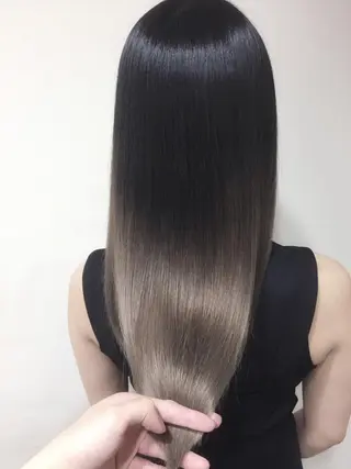 ミディアム カラー Hair mission【ヘアーミッション】心斎橋所属・エクステ／レイヤー 落合/心斎橋のヘアスタイル