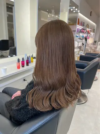 セミロング カラー ParveMix 🩶🫧入江 香名のヘアスタイル