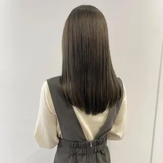 ミディアム オリーブ、カーキ系 No.1シラトリのヘアスタイル