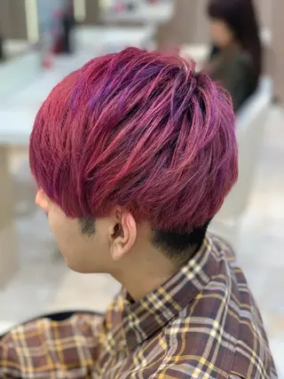 ショート カラー メンズ ケンジアネッタ Men'sのヘアスタイル