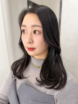 セミロング カラー 坂本 大晟のヘアスタイル