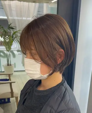 ショート ハイトーン/ダブル カラー/akihoのヘアスタイル