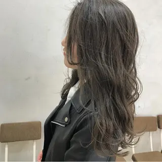 ロング カラー 韓国ヘア/耳ツボジュ エリー♡ayumuのヘアスタイル