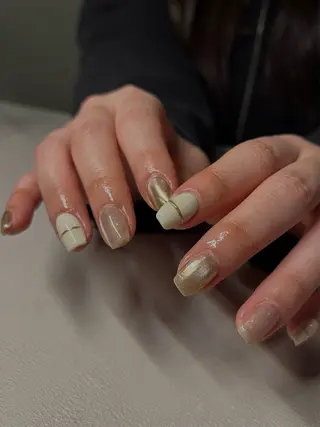 ネイル 🫧ユキ🫧 持込OK/平日夜&土のネイルデザイン