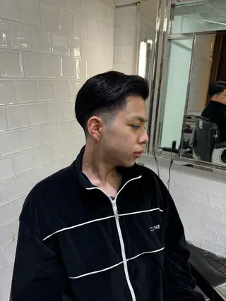 ミディアム Mericanbarbershop fuk所属・山田 勝士のヘアスタイル