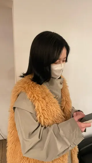 ミディアム カラー 原宿/ケパーマ 🧺ユウマのヘアスタイル