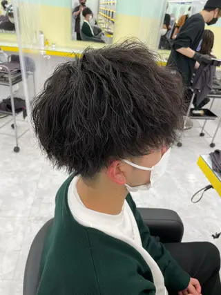 パーマ メンズ 横浜メンズパーマ🔥 大野賢人のヘアスタイル