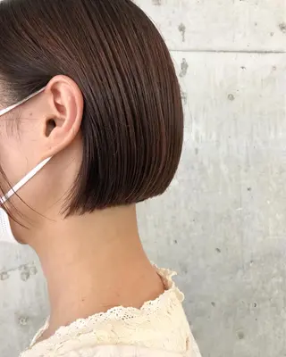 ショート ボブ×縮毛矯正 ryotaのヘアスタイル