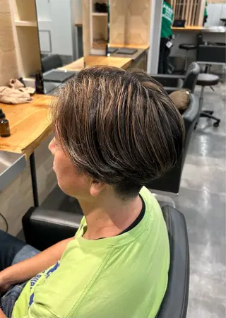 カラー メンズ 森珀斗/表参道 /ショート/ボブのヘアスタイル