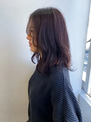 ミディアム カラー 栗田 大輝のヘアスタイル