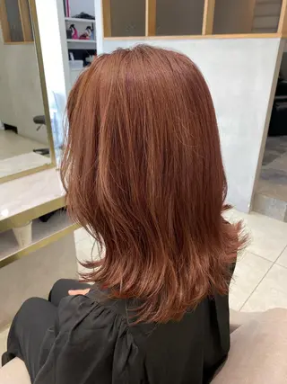 カラー 顔まわり/インナー カラー/　syuriのヘアスタイル