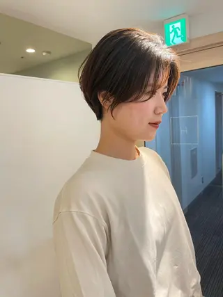 ショート 大迫 江梨のヘアスタイル