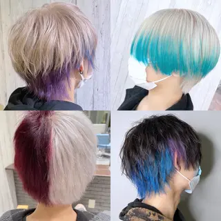 カラー EMANON新宿南口所属・ケアブリーチ×艶カラ ー️🫧Shioriのヘアスタイル