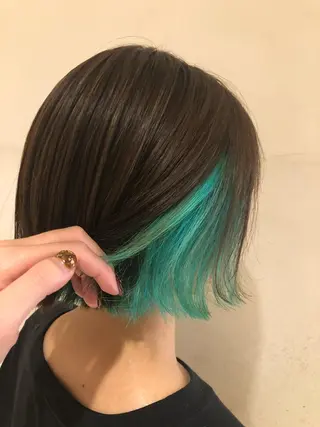 ショート カラー Homey Kyoto所属・吉村 絢乃のヘアスタイル