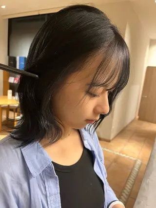 ミディアム カラー PORT HAIR ✂️北本 万実のヘアスタイル