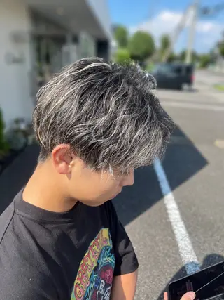 メンズ 久留生 隼斗のヘアスタイル