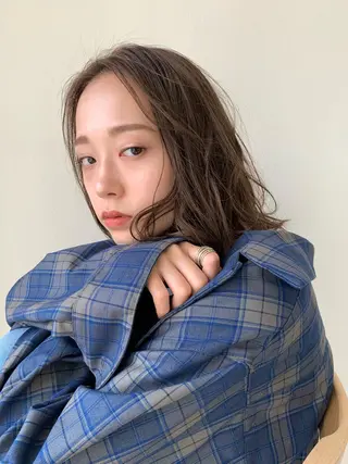 ミディアム エクリ麻布十番店所属・髪質改善/ 縮毛矯正/相原聡のヘアスタイル