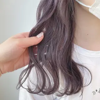 セミロング カラー 💗🤍透明感カラー 🤍💗kanonのヘアスタイル