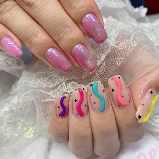 ネイル La neige* yuki 🥯🍑のネイルデザイン