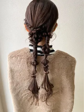 ロング ヘアアレンジ 沢田 瞳のヘアスタイル