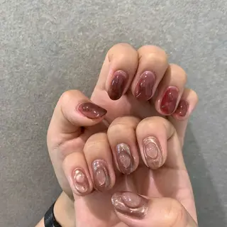 ネイル 【淡色color/ nail】maikoのネイルデザイン