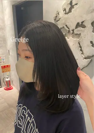 ミディアム カラー 艶髪/トリートメント ⭐️KIRARI⭐️のヘアスタイル