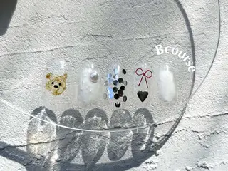 ネイル 0203ムニムサン 💙Mihoのネイルデザイン