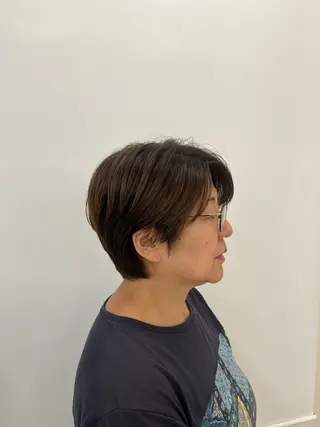 ショート 【レイヤーカット】 キサヌキミワのヘアスタイル