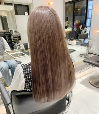 ロング カラー ヘアアレンジ 艶髪/レイヤーカット 🐣misakiのヘアスタイル