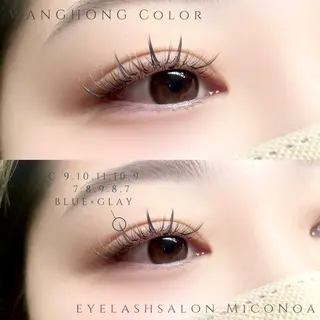 マツエク・マツパ MicoNoa所属・MicoNoa Asamiのマツエク・マツパデザイン