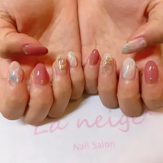 ネイル La neige* yuki 🥯🍑のネイルデザイン