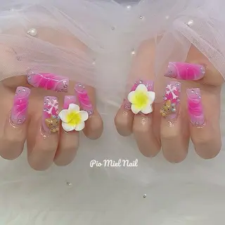 ネイル HANA 長さだしのネイルデザイン