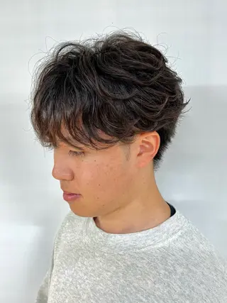 ショート パーマ メンズ メンズ特化/パーマ/ 髪質改善　高野奨馬のヘアスタイル