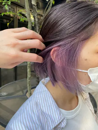 ミディアム カラー GO TODAY SHAIRE SALON所属・沖 宜志のヘアスタイル