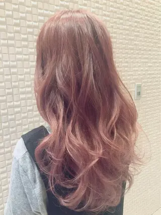 ロング カラー ヘアアレンジ ✨ハイクオリティ✨ 山本香也のヘアスタイル