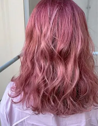 ロング ブリーチ/縮毛矯正/ 韓国/💗ホノカ💗のヘアスタイル