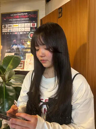 ロング ハレケ　メリディッシュ所属・ユウリ/立川 美容師/モデル募集のヘアスタイル